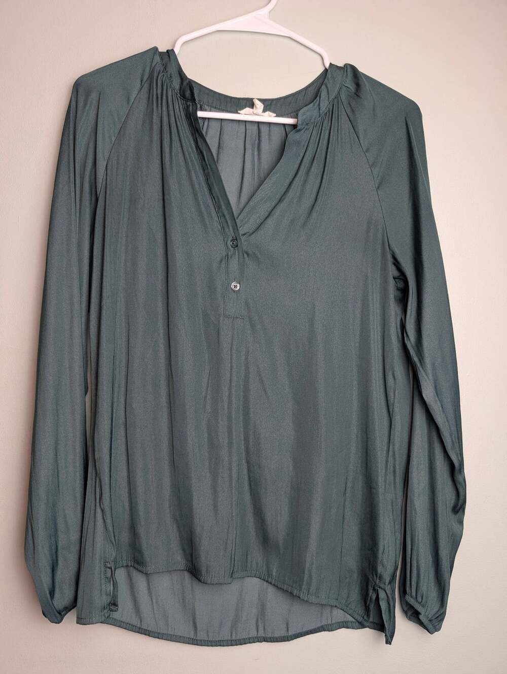 Quietluxury Darkacademia Maurices Sage Green Long Sleeve Top